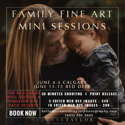 Mini Sessions for Family Fine Art in Calgary and Red Deer June 2016