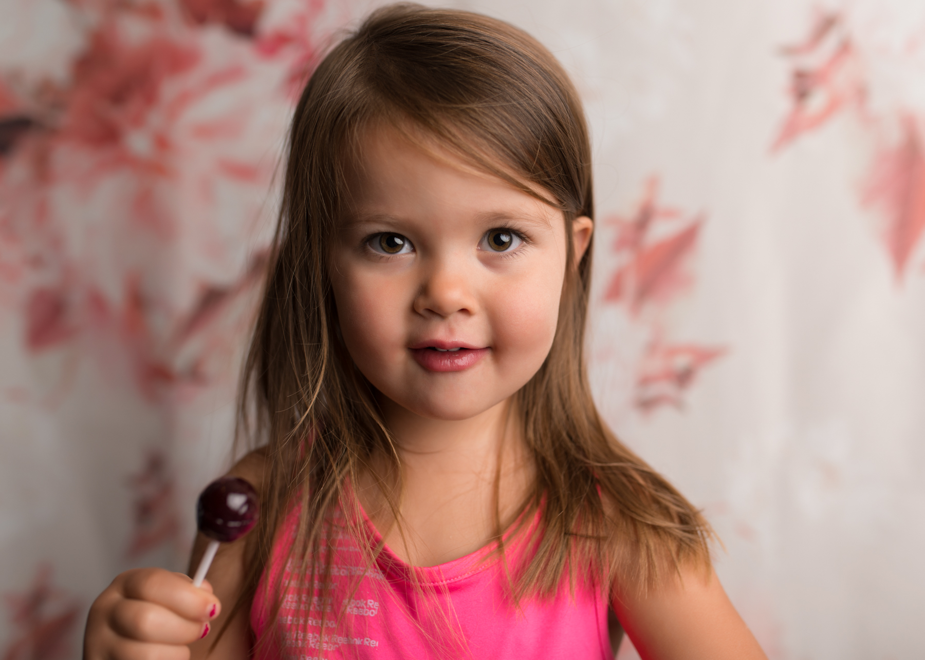 Little girl picture captured at the Rock Your Bump Red Deer 2016 trade fair in Red Deer, AB